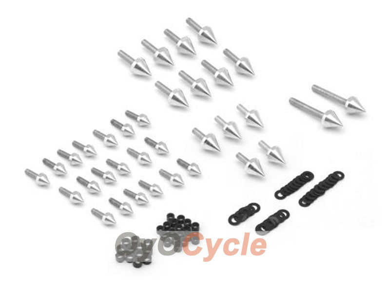 Tornillos de carenado para Suzuki GSXR1300 Hayabusa 99-07 - Plata #OYO87903363 Imagen principal del producto