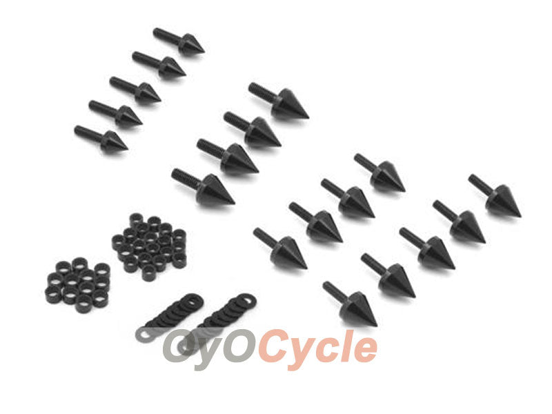 Tornillos de carenado para Kawasaki Ninja ZX10R 04-05 - Negro #OYO87903356 Imagen principal del producto