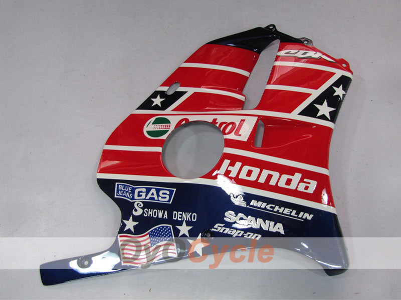Carenado de inyección para CBR250RR 90-94 - Rojo, Azul - Castrol #OYO87902956