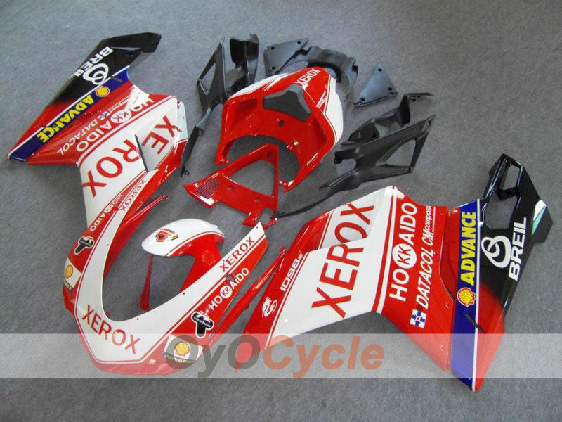 Carenado de inyección para Ducati 848 08-13 - Rojo, Blanco - Xerox #OYO87902245 Imagen principal del producto