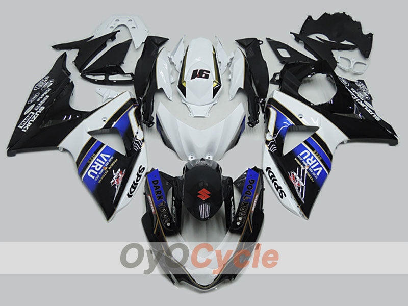 Kit de carenado por inyección para GSX R1000 09-16 - Azul, Blanco, Negro - VIRU #OYO87904706 Imagen principal del producto