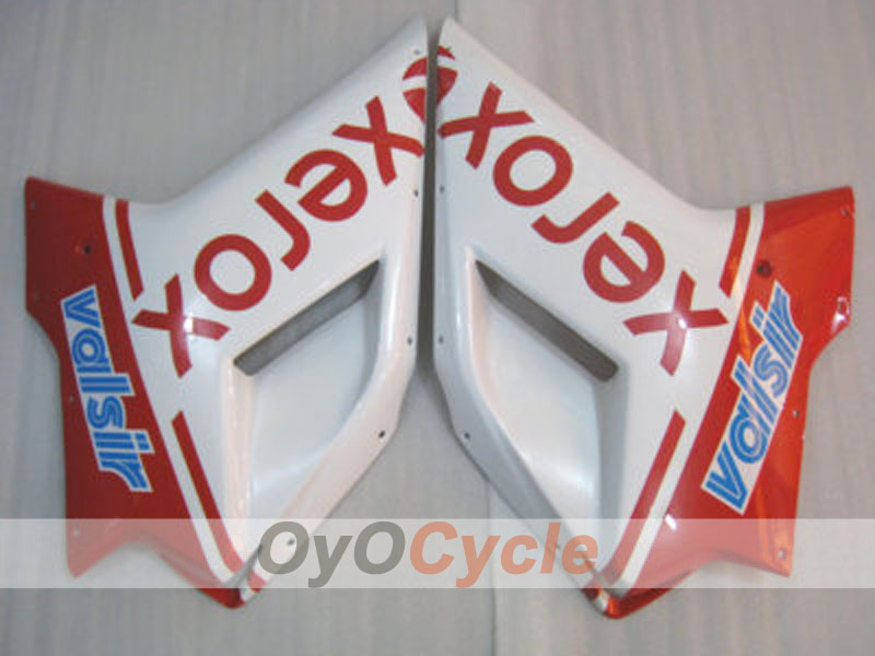 Carenado de inyección para Ducati 848 08-13 - Rojo, Blanco - Xerox #OYO87902216