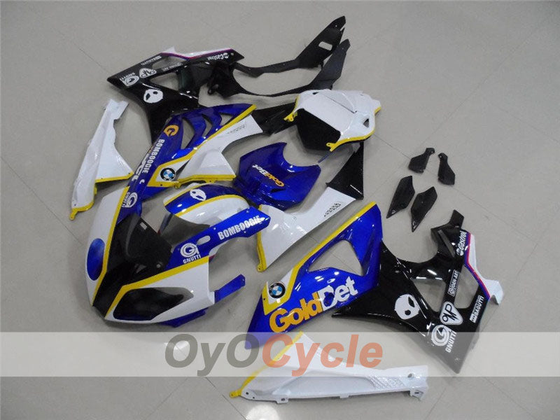 Kit de carenado por inyección para BMW S1000RR 09-14 - Azul, Negro - Estilo de fábrica #OYO87902400