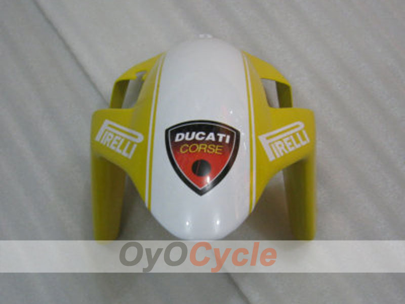 Carenado de inyección para Ducati 749 de 05-06 - Amarillo, Blanco - Xerox #OYO87902164