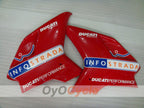 Kit de carenado por inyección para Ducati 848 08-13 - Rojo, Blanco - Rendimiento #OYO87902212