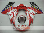 Kit de carenado de inyección para Ducati 848 08-13 - Rojo, Blanco - Xerox #OYO87902227