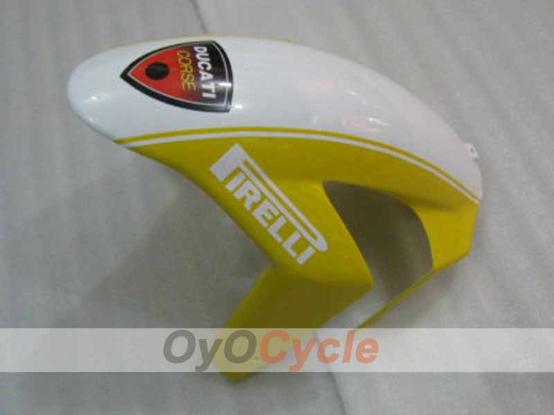 Carenado de inyección para Ducati 749 de 05-06 - Amarillo, Blanco - Xerox #OYO87902164