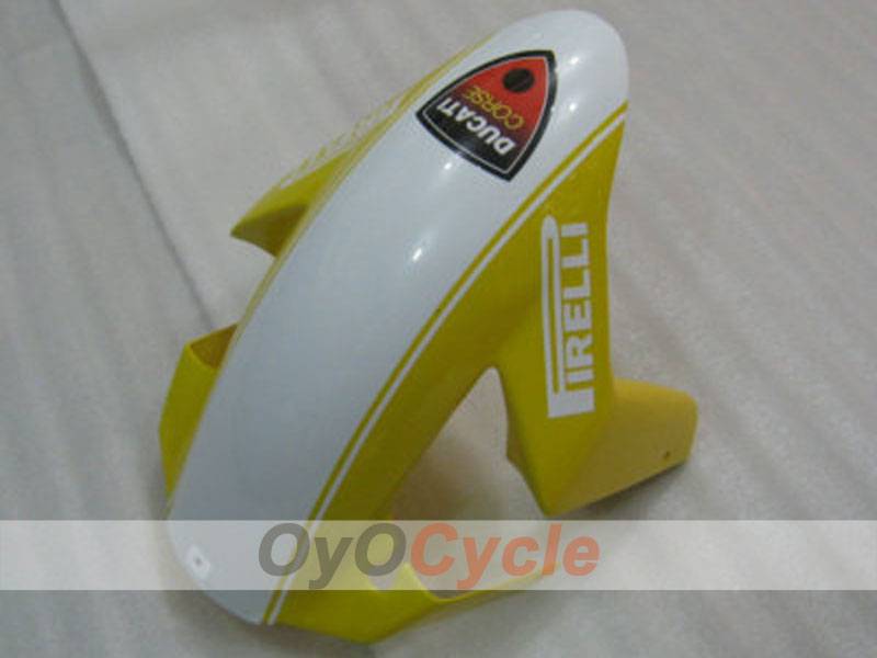 Carenado de inyección para Ducati 749 de 05-06 - Amarillo, Blanco - Xerox #OYO87902164