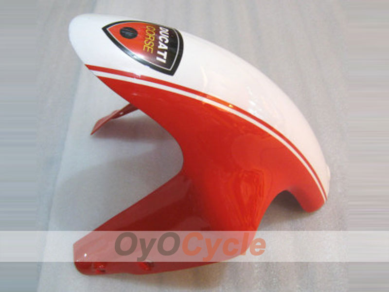 Carenado de inyección para Ducati 848 08-13 - Rojo, Blanco - Xerox #OYO87902216