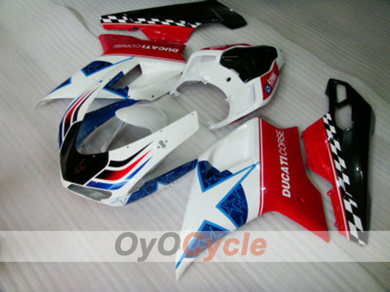 Kit de carenado por inyección para Ducati 1198 09-11 - Rojo, Blanco - Estilo de fábrica #OYO87902339 Imagen secundaria del producto