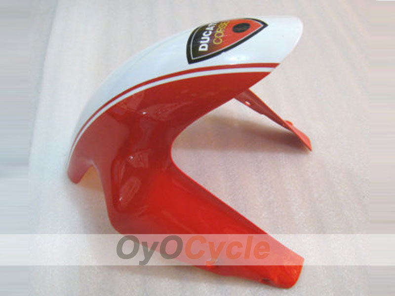 Carenado de inyección para Ducati 848 08-13 - Rojo, Blanco - Xerox #OYO87902216