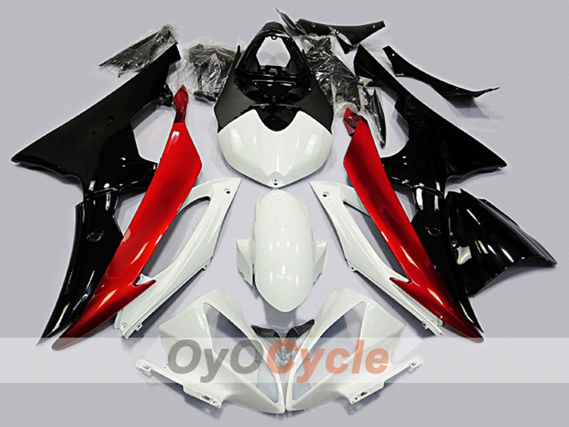 Juego de carenado de inyección para YZF-R6 08-16 - Rojo, Blanco, Negro - Estilo de fábrica #OYO87904747 Imagen principal del producto