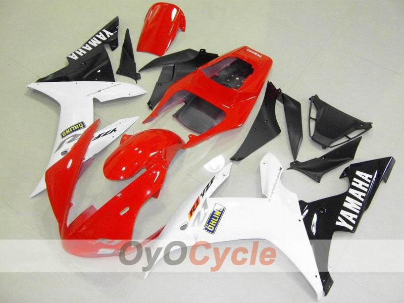 Kit de carenado por inyección para YZF-R1 02-03 - Rojo, Blanco - Estilo de fábrica #OYO87900802 Imagen principal del producto