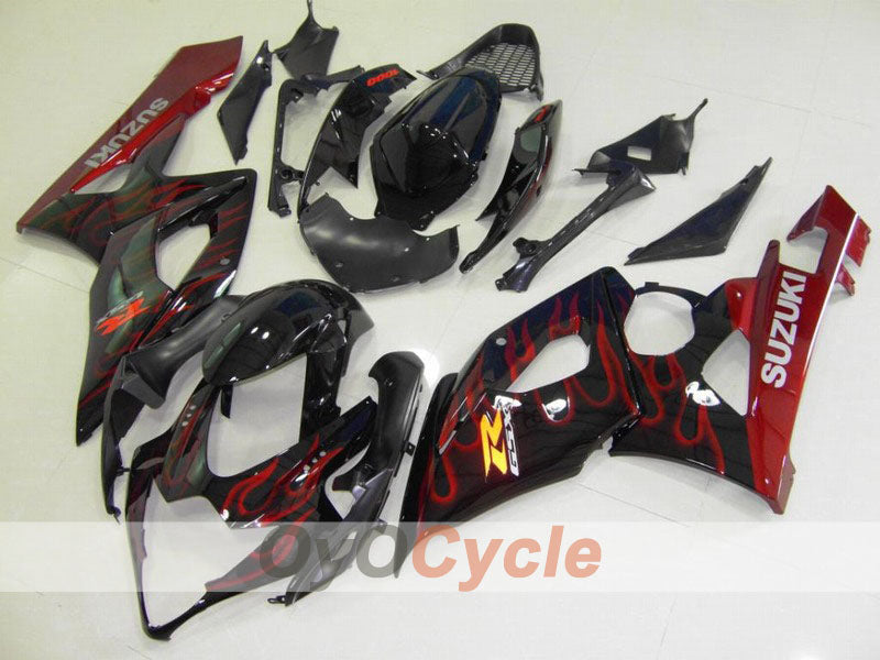 Kit de carenado por inyección para GSX R1000 05-06 - Rojo, Negro - Llama #OYO87901958 Imagen principal del producto