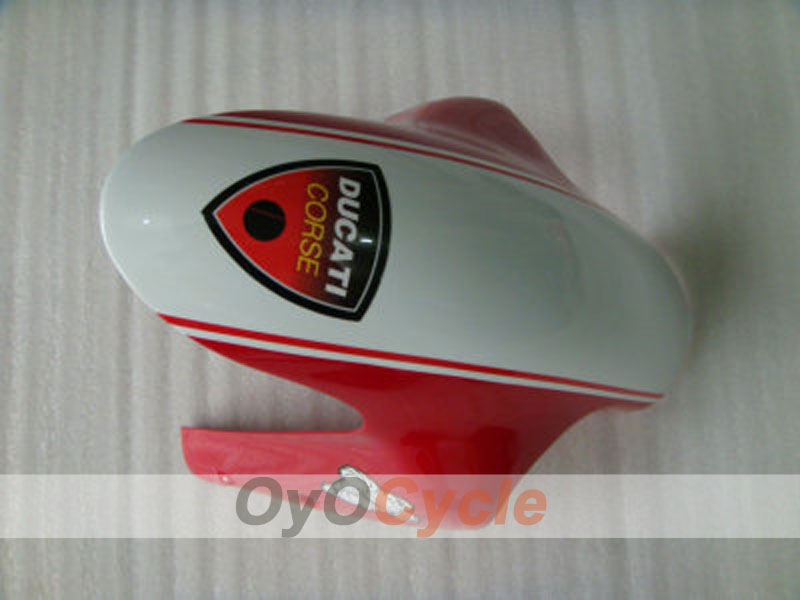 Kit de carenado por inyección para Ducati 848 08-13 - Rojo, Blanco - Rendimiento #OYO87902212