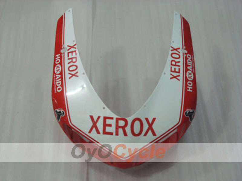 Kit de carenado de inyección para Ducati 848 08-13 - Rojo, Blanco - Xerox #OYO87902227