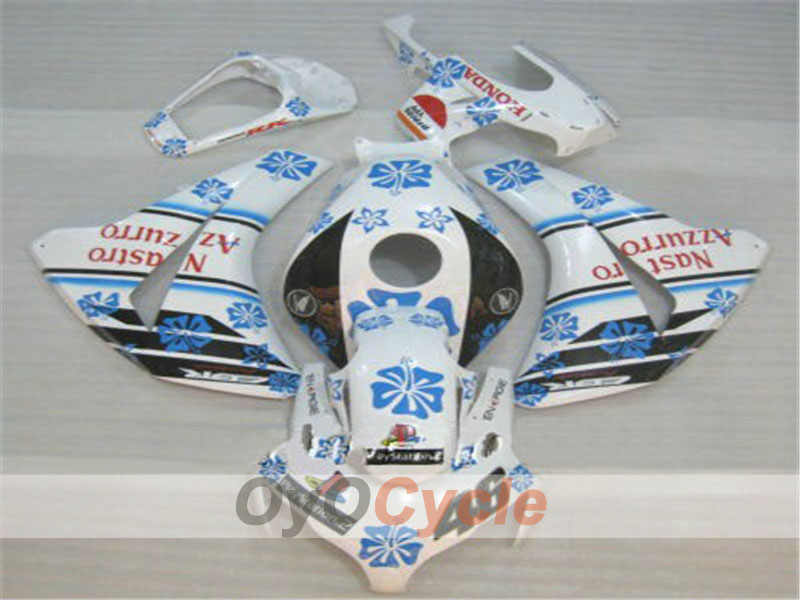 Kit de carenado por inyección para CBR1000RR 08-11 - Blanco, Negro - Nastro Azzurro #OYO87900703 Imagen principal del producto