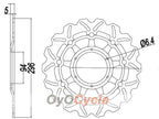Discos de freno para Honda CBR600 F4i 04-07 #OYO87903412
