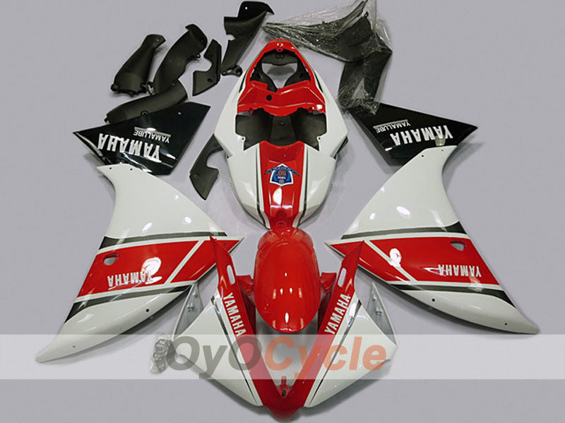 Kit de carenado por inyección para YZF-R1 12-14 - Rojo, Blanco - Estilo original #OYO87904723