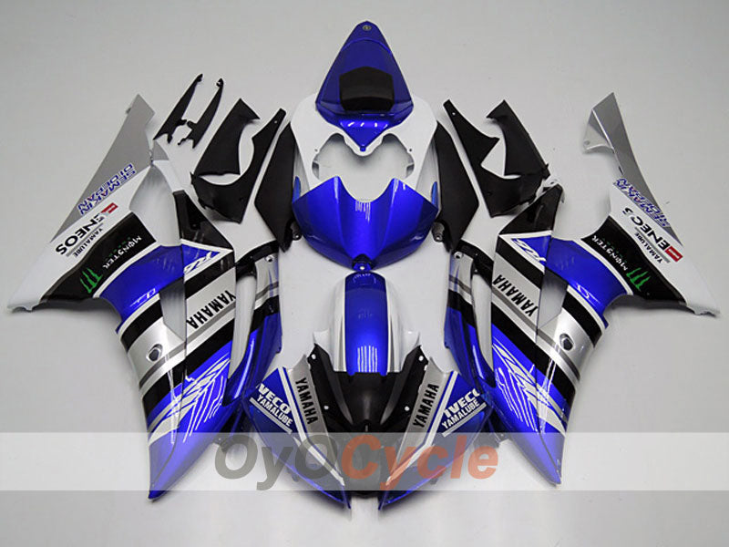 Kit de carenado por inyección para YZF-R6 08-16 - Azul, Gris - Otros #OYO87904731