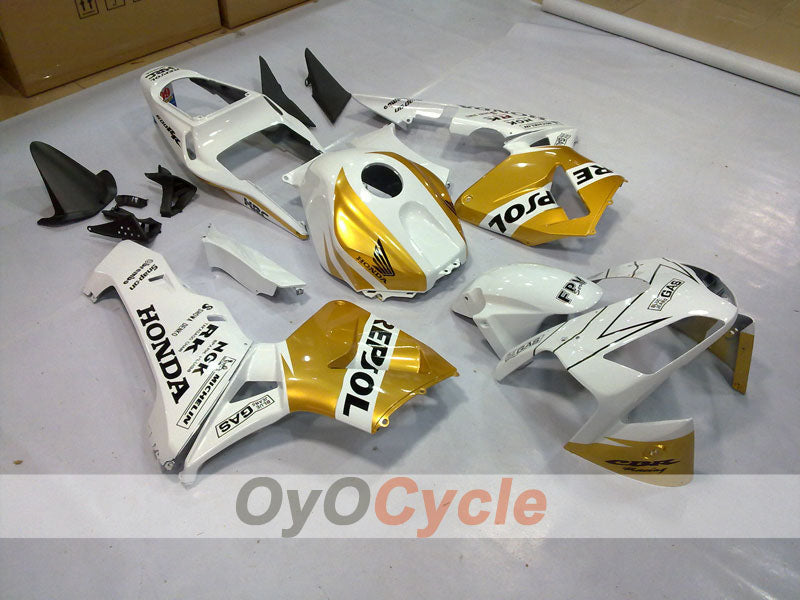 Kit de carenado por inyección para CBR600RR 03-04 - Blanco, Dorado - Repsol #OYO87902563 Imagen principal del producto