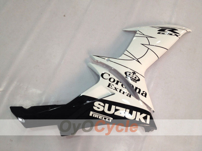 Kit de carenado de inyección para GSX R600 11-26 - Blanco, Negro - Corona #OYO87901677 Imagen secundaria del producto