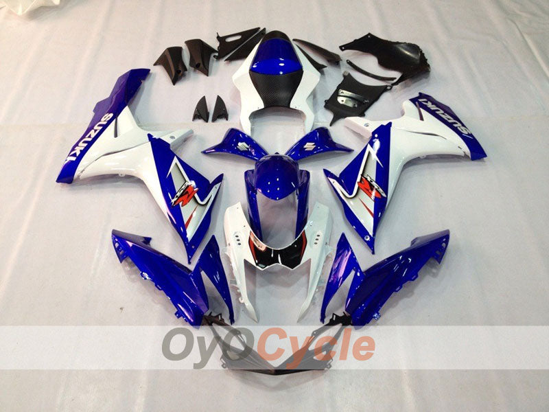 Carenado por inyección para GSX R600 11-26 - Azul, Blanco - Estilo de fábrica #OYO87901678 Imagen principal del producto