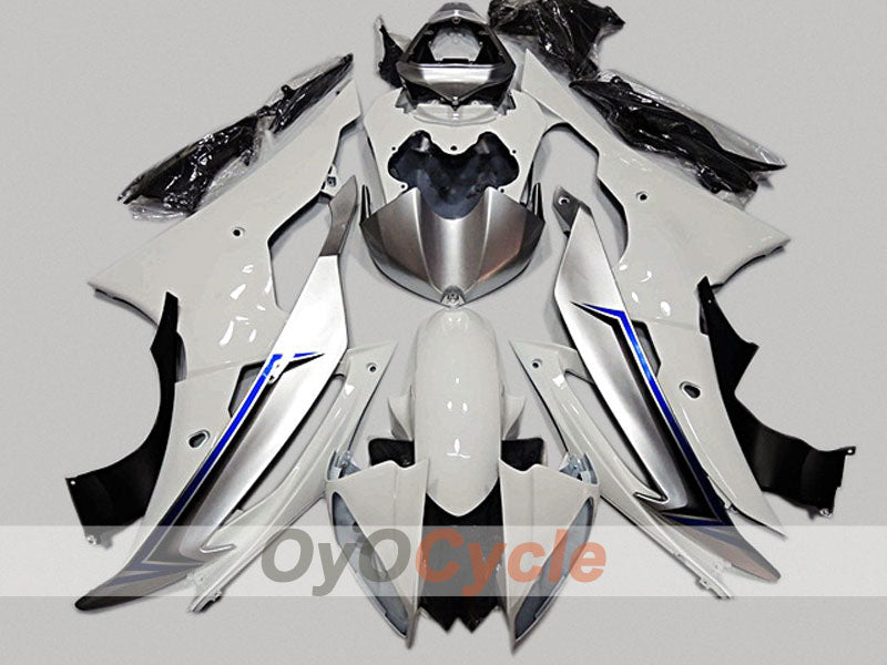 Kit de carenado por inyección para 08-16 YZF-R6 - Blanco - Estilo de fábrica #OYO87904751