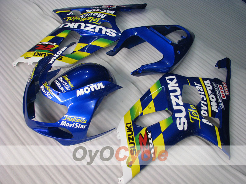 Kit de carenado de inyección para GSX R750 00-03 - Azul - MOTUL #OYO87905138