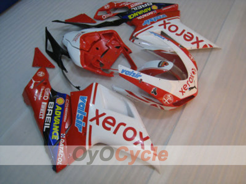 Carenado de inyección para Ducati 848 08-13 - Rojo, Blanco - Xerox #OYO87902216 Imagen secundaria del producto