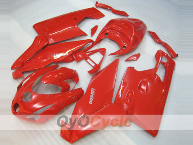 Kit de carenado de inyección para Ducati 749 03-04 - Rojo - Estilo de fábrica #OYO87902113