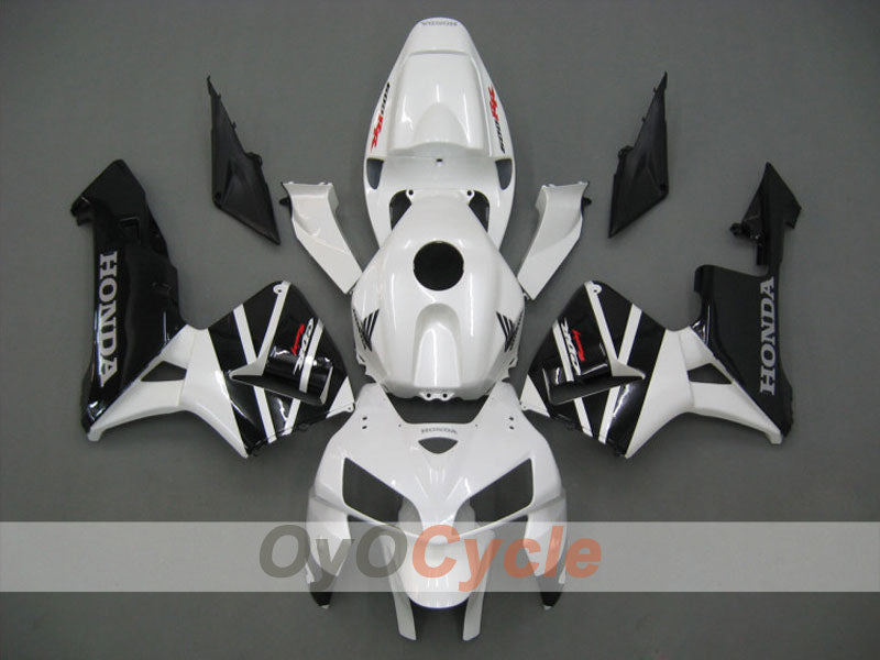 Kit de carenado por inyección para CBR600RR 05-06 - Blanco, Negro - Estilo de fábrica #OYO87900287 Imagen principal del producto