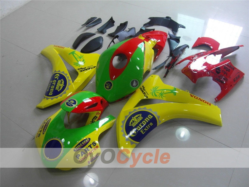 Kit de carenado por inyección para CBR1000RR 08-11 - Rojo, Amarillo - Corona #OYO87900655 Imagen principal del producto