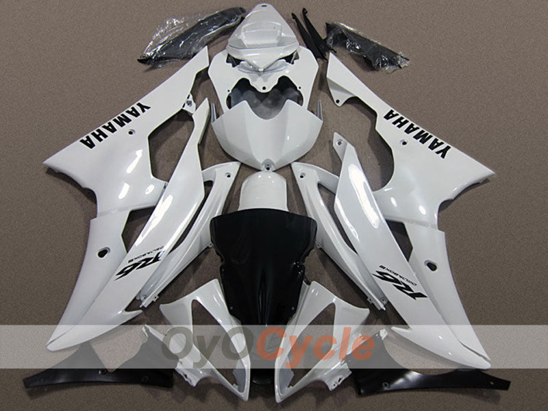 Carenado de inyección para YZF-R6 08-16 - Blanco - Estilo de fábrica #OYO87904733