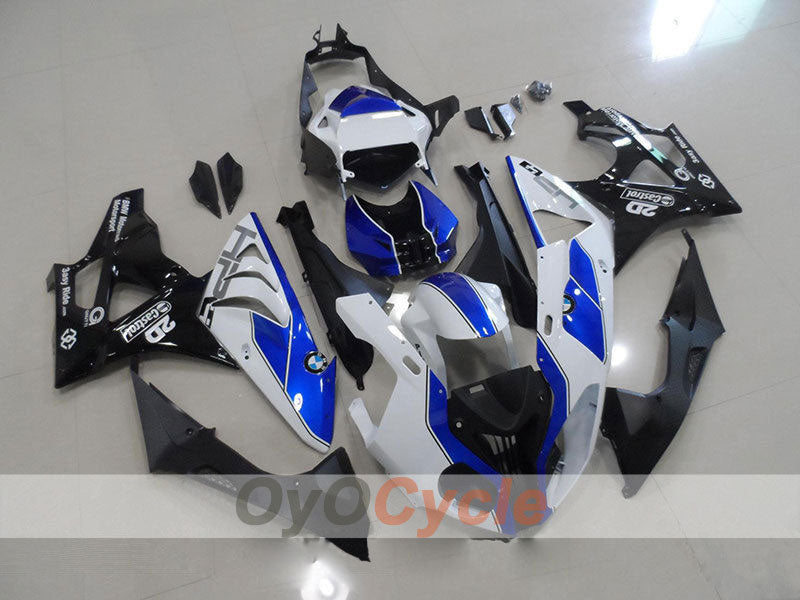 Kit de carenado por inyección para BMW S1000RR 09-14 - Blanco, Negro - Castrol #OYO87902393 Imagen principal del producto
