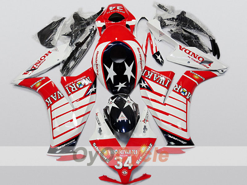 Carenado de inyección para CBR1000RR 12-16 - Rojo, Blanco - Moriwaki #OYO87904691 Imagen principal del producto