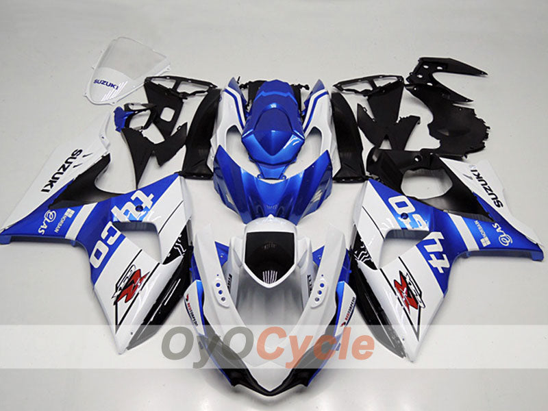 Kit de carenado por inyección para GSX R1000 09-16 - Azul, Blanco - Estilo de fábrica #OYO87904700 Imagen principal del producto