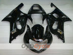 Kit de carenado de inyección para GSX R750 00-03 - Negro - Estilo de fábrica #OYO87905156