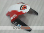 Kit de carenado de inyección para Ducati 848 08-13 - Rojo, Blanco - Xerox #OYO87902227