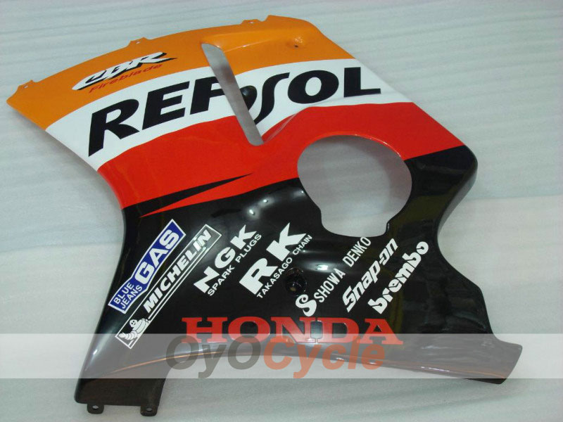 Kit de carenado por inyección para CBR1100XX 96-07 - Rojo, Negro - Repsol #OYO87902816