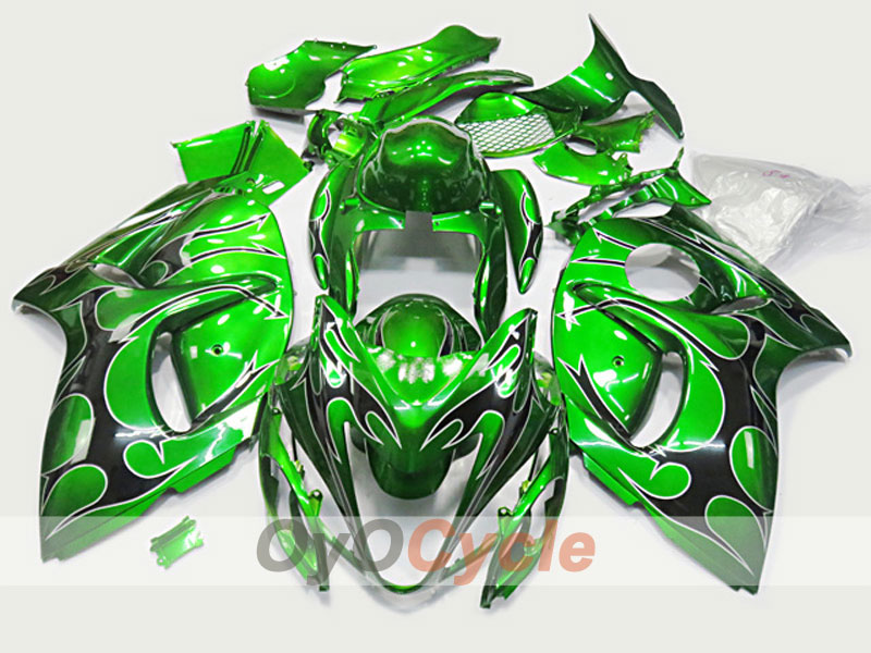 Carenado de inyección para GSXR1300 Hayabusa 08-20 - Verde - Llama #OYO87904716