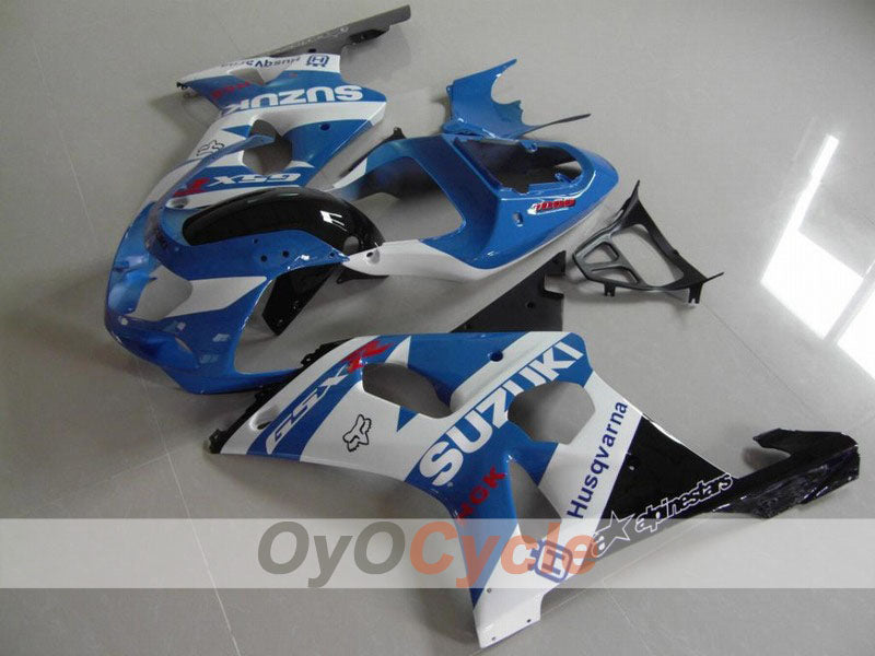 Kit de carenado por inyección para GSX R1000 00-02 - Azul, Blanco - Estilo de fábrica #OYO87901751 Imagen principal del producto