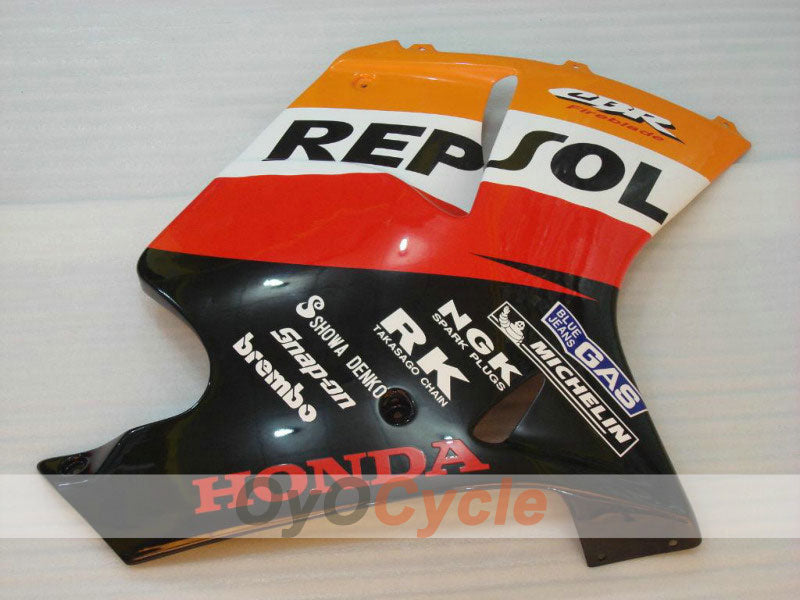 Kit de carenado por inyección para CBR1100XX 96-07 - Rojo, Negro - Repsol #OYO87902816