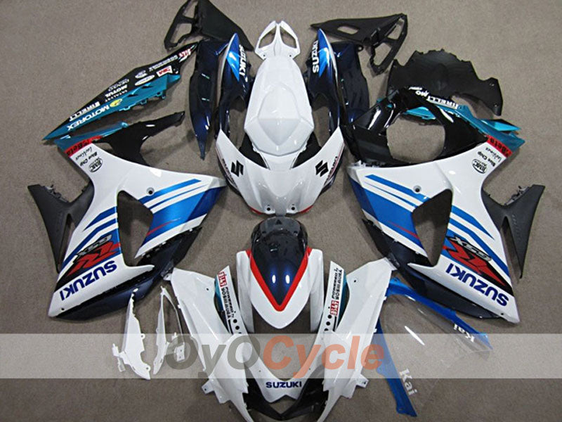 Kit de carenado por inyección para GSX R1000 09-16 - Azul, Blanco, Negro - Estilo de fábrica #OYO87904702