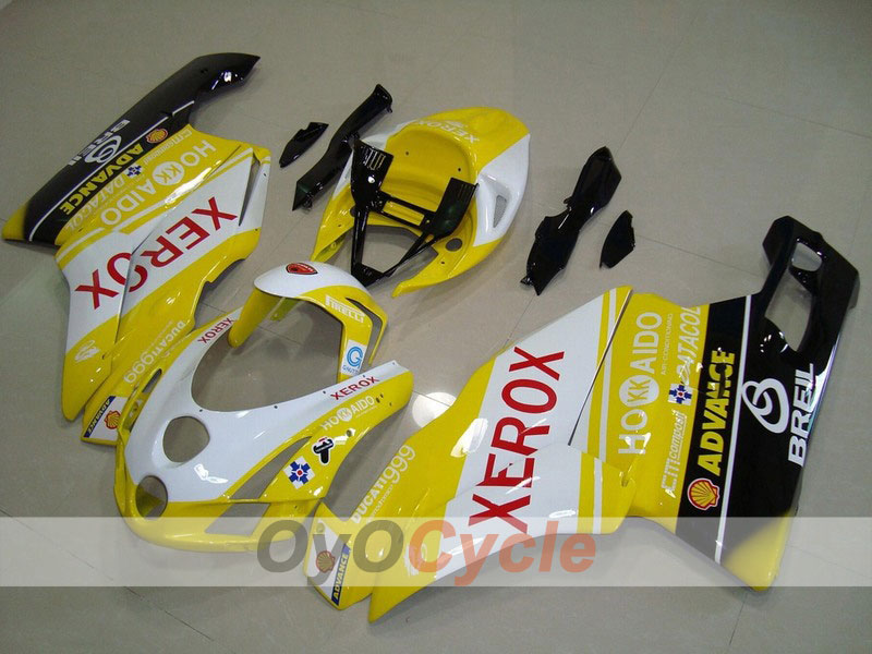 Carenado de inyección para Ducati 999 03-04 - Amarillo, Blanco - Xerox #OYO87902361