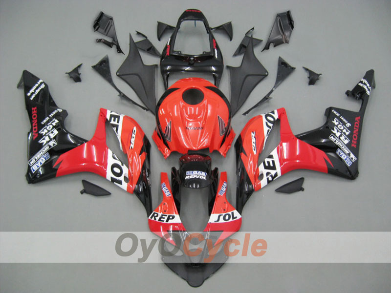 Kit de carenado de inyección para CBR600RR 07-08 - Rojo, Negro - Repsol #OYO87900429 Imagen principal del producto