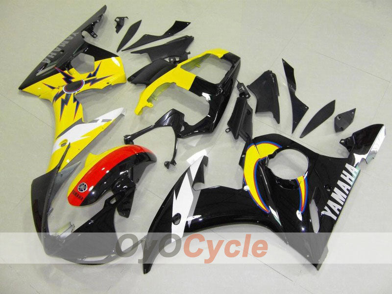 Kit de carenado por inyección para YZF-R6 03-04 - Amarillo, Negro - Estilo de fábrica #OYO87900918 Imagen principal del producto