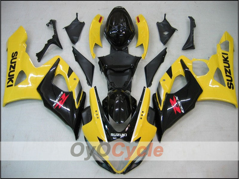 Kit de carenado por inyección para 05-06 GSX R1000 - Amarillo, Negro - Estilo de fábrica #OYO87902005 Imagen principal del producto