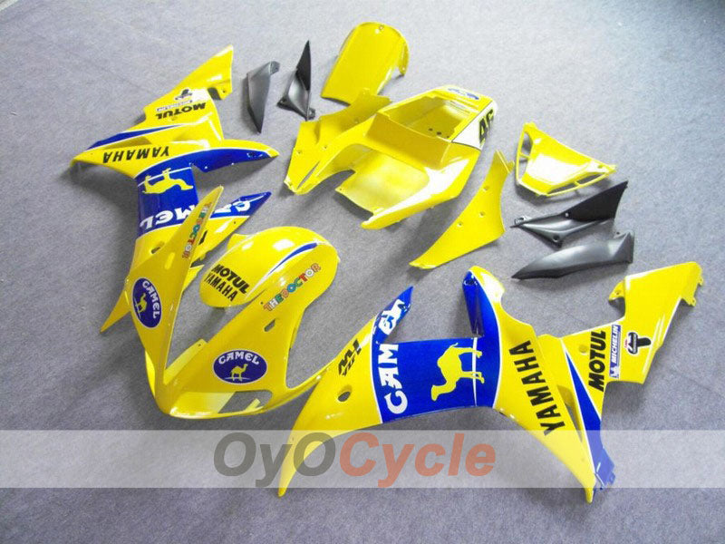 Kit de carenado por inyección para YZF-R6 03-04 - Amarillo, Azul - Camel, MOTUL #OYO87900900 Imagen principal del producto