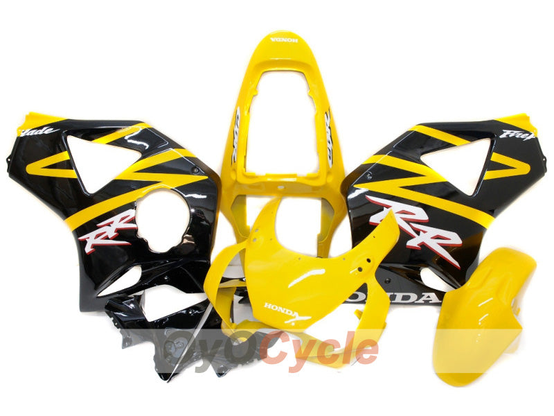 Kit de carenado de inyección para CBR900RR 954 02-03 - Amarillo, Negro - Fireblade #OYO87902709